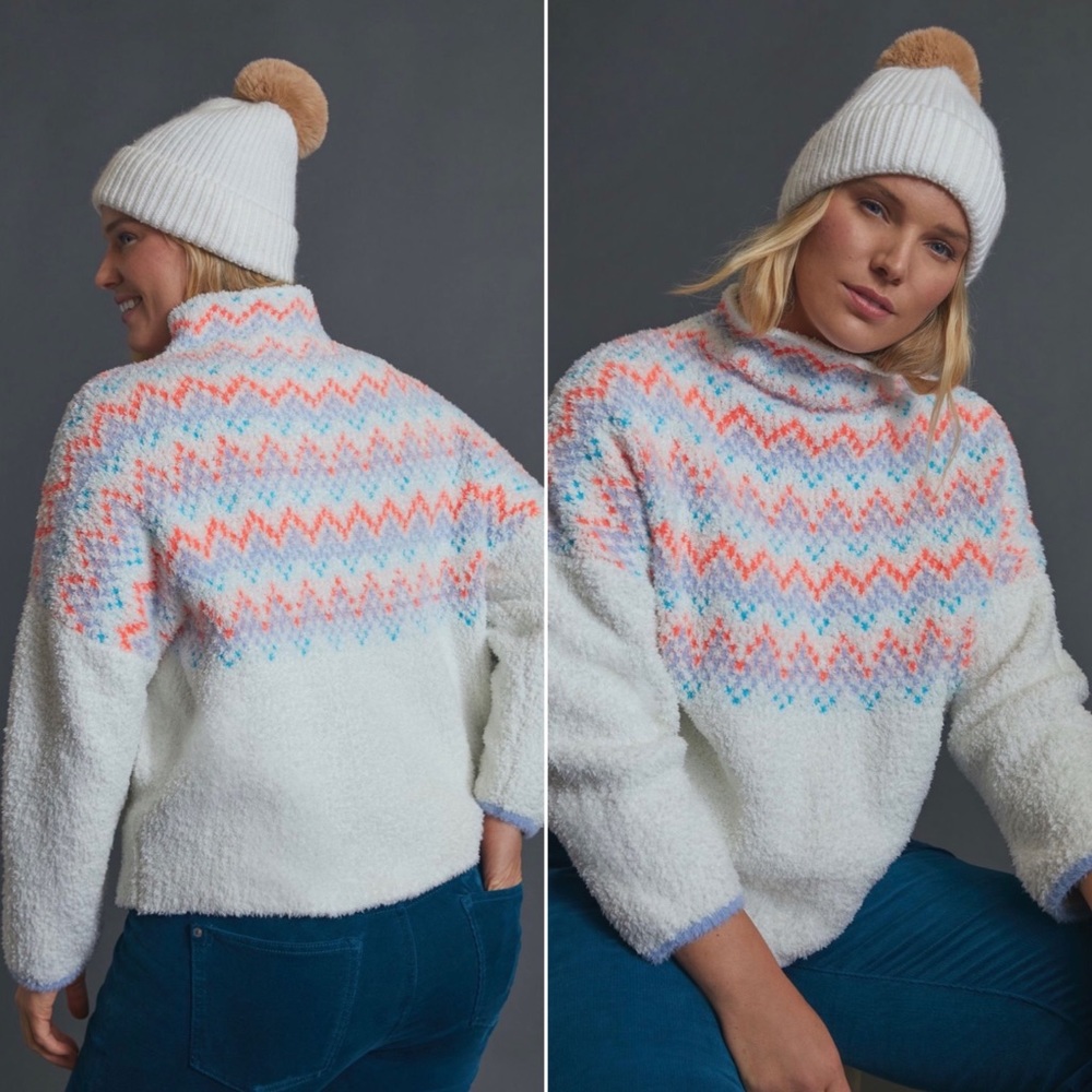 SOLD || Pilcro & The Letterpress Sweater 1X - Picture 7 of 9